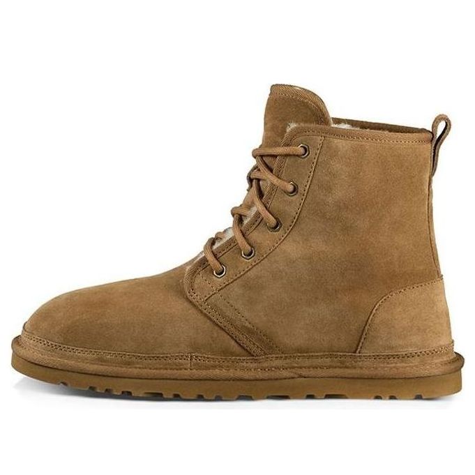 Кецове и обувки UGG Harkley Mid Tops Fleece Lined Boots Кафяво | 1016472-CHE, 0