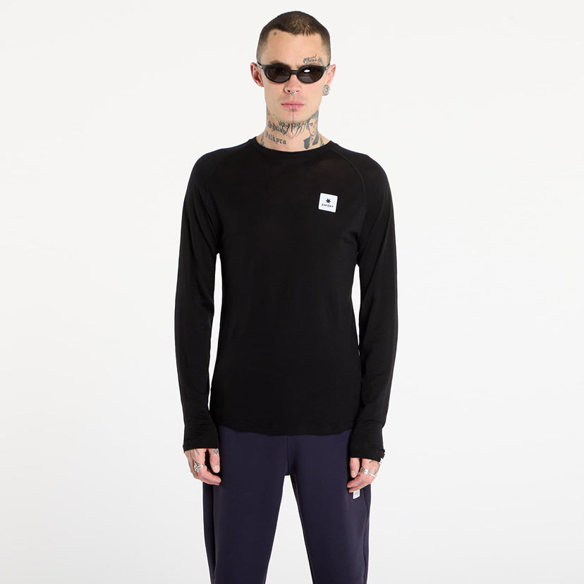 Тениска Saysky Merino 165 Base Layer Long Sleeve Черно | XMRLS40C901