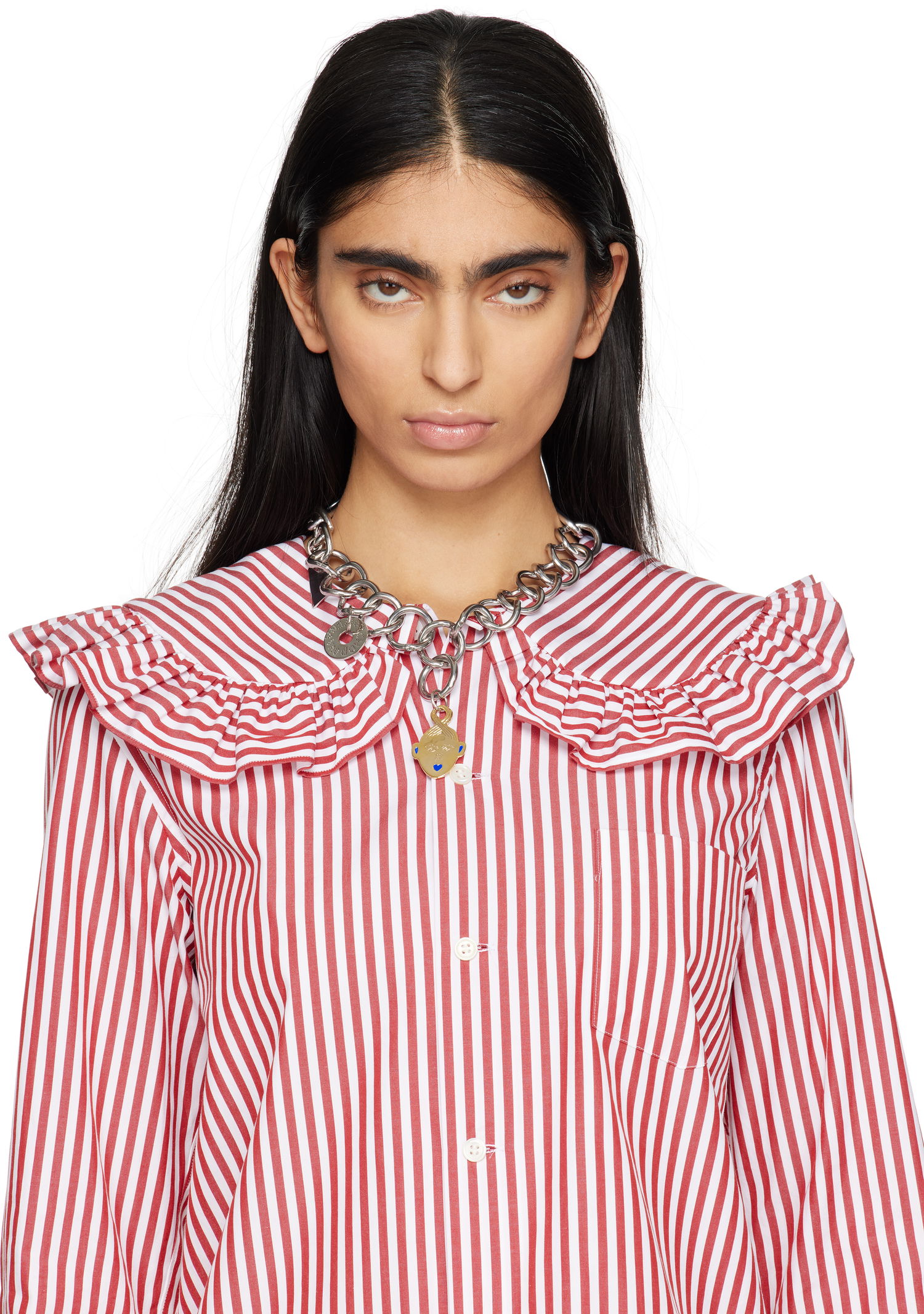Колие Chopova Lowena Chopova Lowena Loves You Charm Necklace Металик | 6589, 1