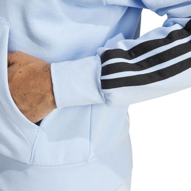 Суитчър adidas Performance 3-Stripes Full-Zip Hoodie Синьо | JD1862, 5