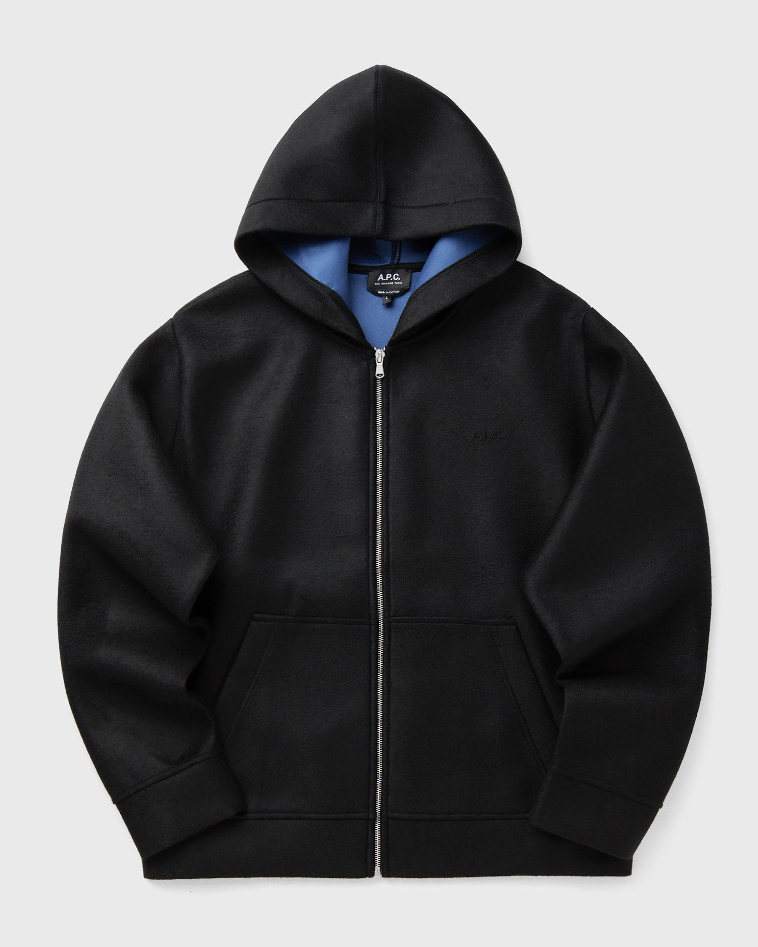 Суитчър A.P.C. A.P.C. Alvin Zip-Up Hoodie Черно | PSAFU-M27993-LZZ, 0