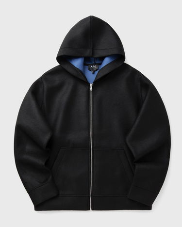 Суитчър A.P.C. A.P.C. Alvin Zip-Up Hoodie Черно | PSAFU-M27993-LZZ, 0
