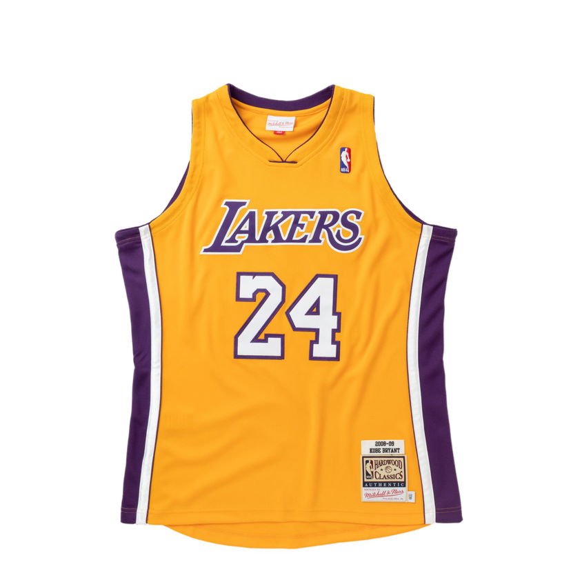 Фланелка Mitchell & Ness NBA AUTHENTIC JERSEY LOS ANGELES LAKERS 2008-09 KOBE BRYANT #24 Жълто | AJY4CP19009-LALLTGD08KBR