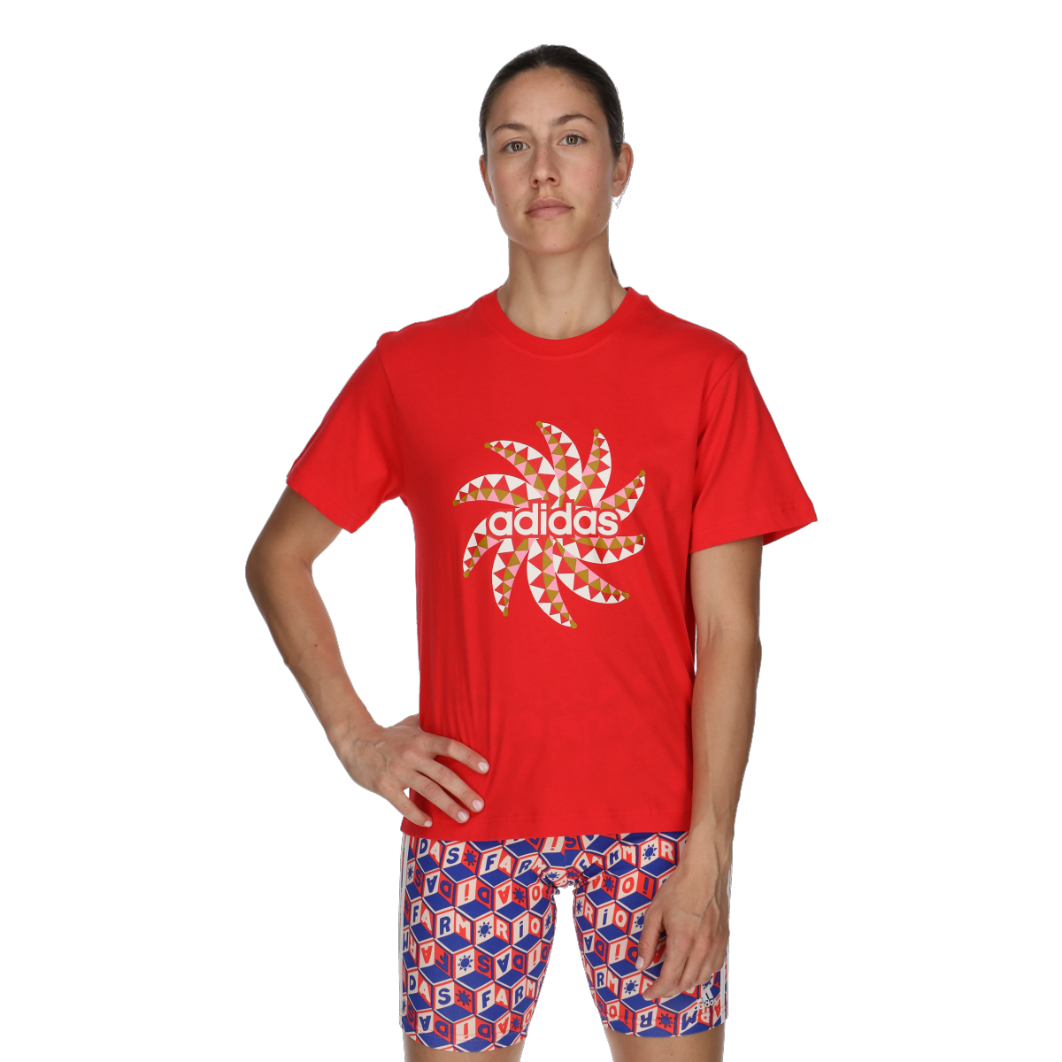 Тениска adidas Originals Farm Graphic T-Shirt Червено | IQ4486, 0