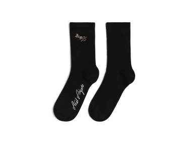 Чорапи AXEL ARIGATO Wes Embroidered Socks Черно | X2245002, 1