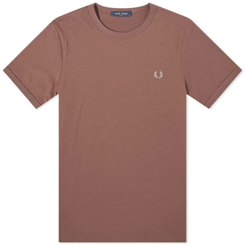 Тениска Fred Perry Ringer Кафяво | M3519-U85