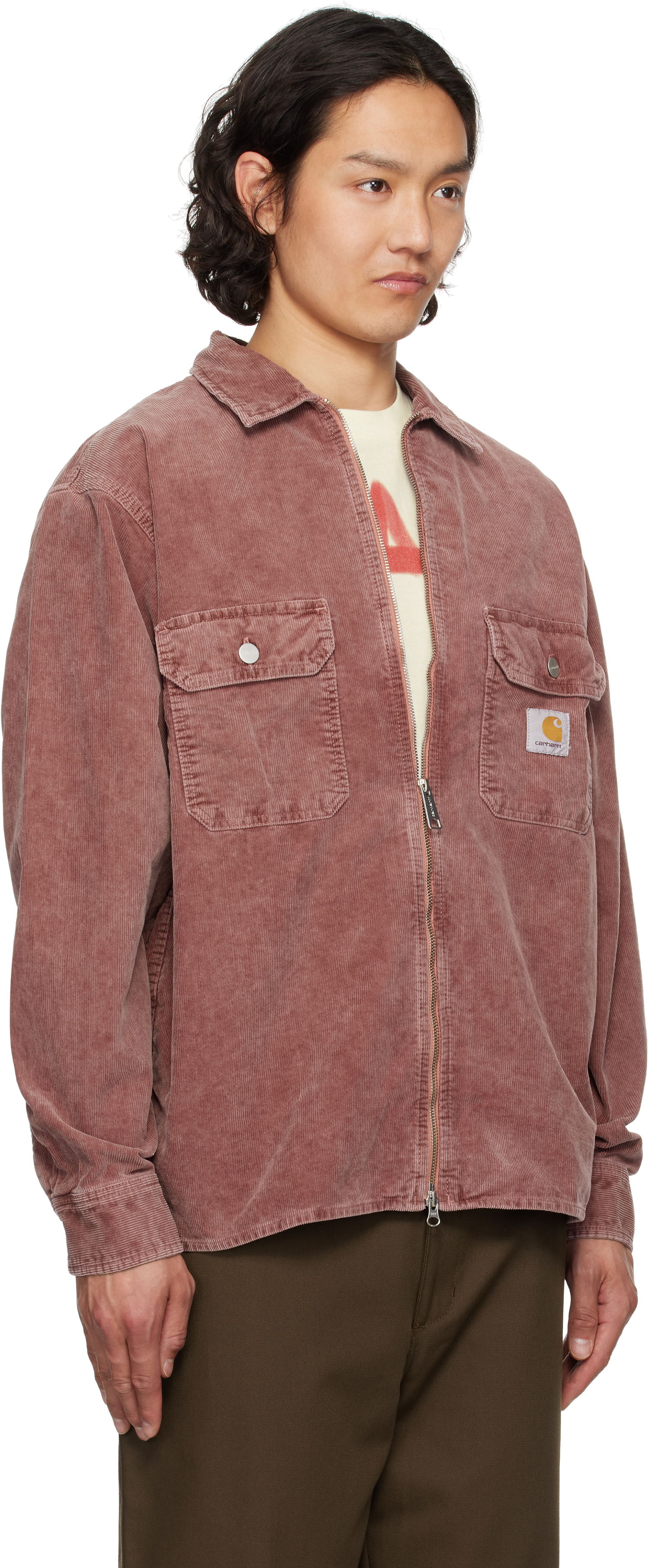 Риза Carhartt WIP Carhartt WIP Reynold Corduroy Overshirt Розово | I034878, 1