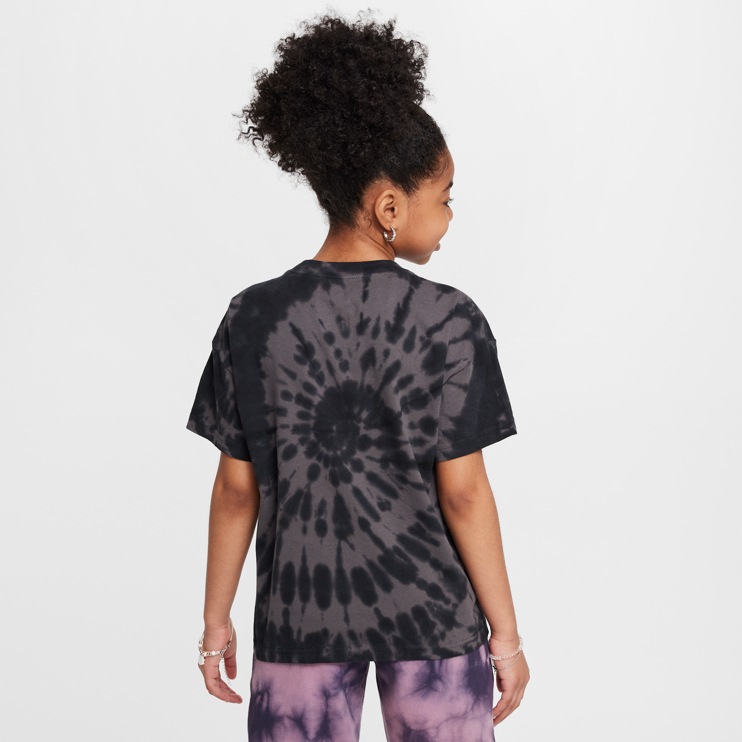 Тениска Nike Nike Sportswear Tie-Dye T-Shirt Черно | HQ2348-010, 1