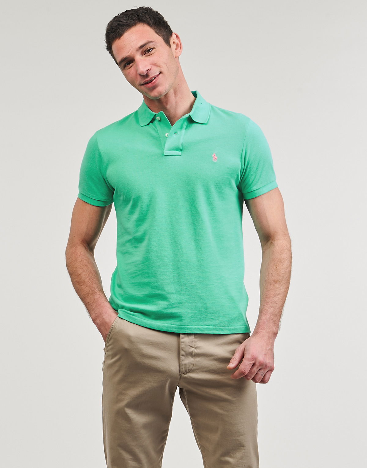 Риза Polo by Ralph Lauren Shirt Зелено | 710795080020, 0