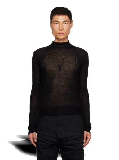 Пуловер Rick Owens Harness Sweater Черно | RU02C7645 KHRN