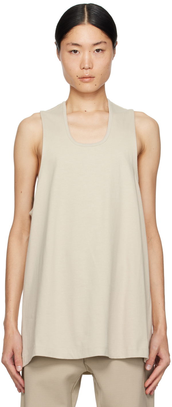 Потник Fear of God Scoop Neck Tank Top Сиво | FGLW50-006JER, 0