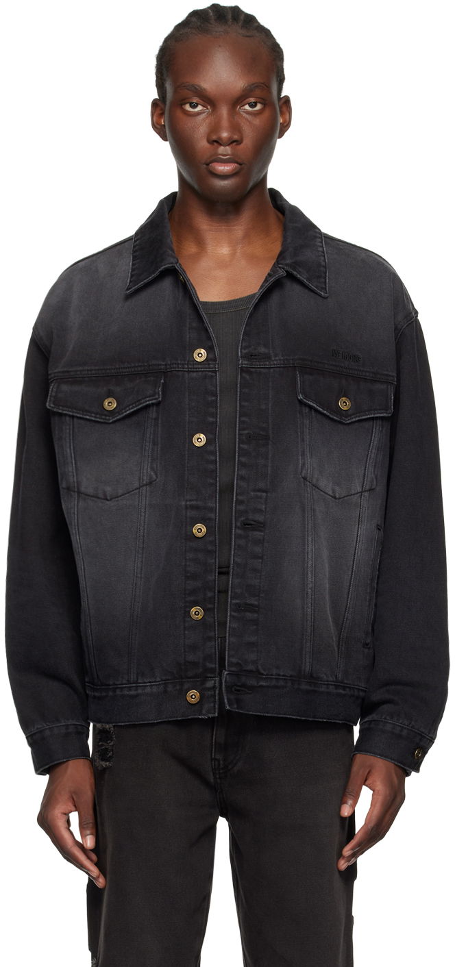 Яке We11done We11done Faded Denim Jacket Черно | WD-DJ2-24-345-M-BK, 0