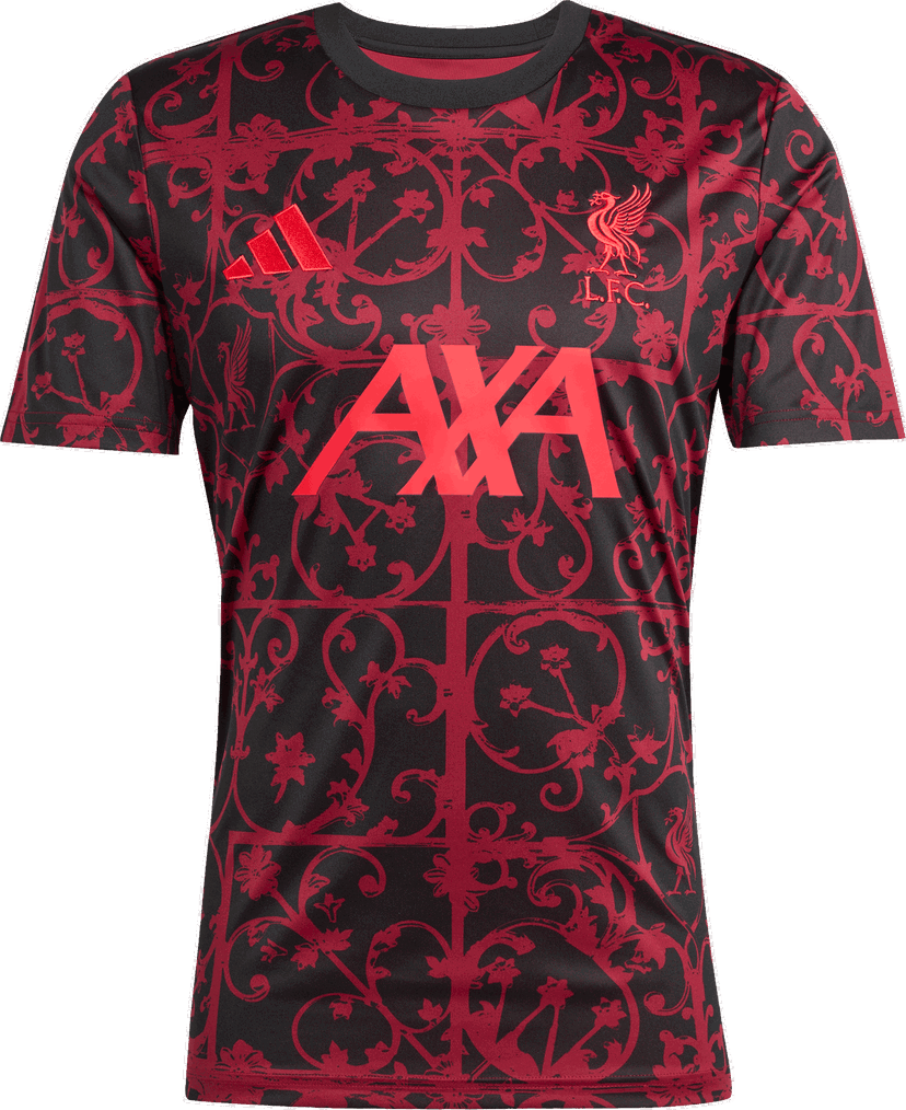 Фланелка adidas Originals Liverpool FC Pre-Match Jersey 2025/26 Черно | jv9013