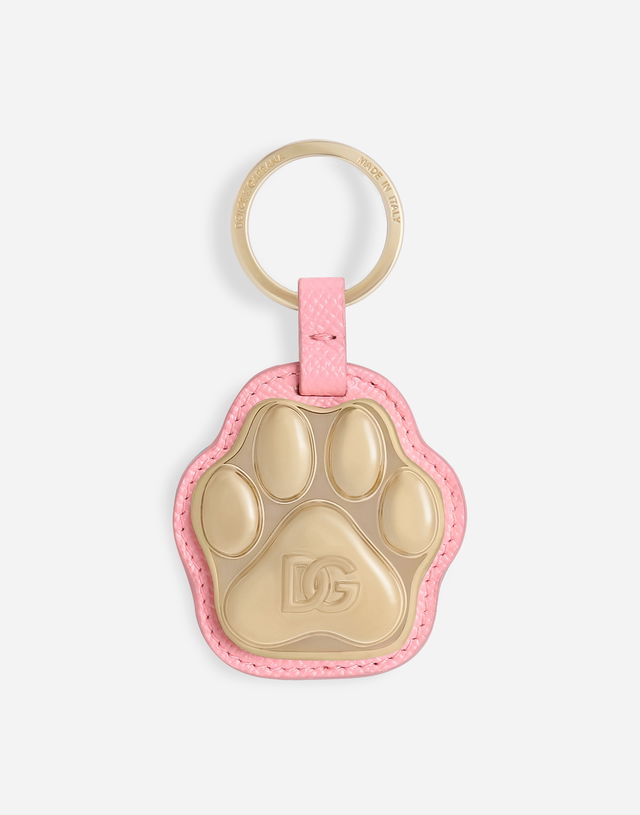 Dolce & Gabbana Calfskin Paw Keychain