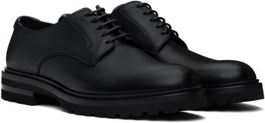 Кецове и обувки Dolce & Gabbana Grained Leather Lace-Up Altavilla Derbys with Chunky Sole Черно | A10852A9P45, 3