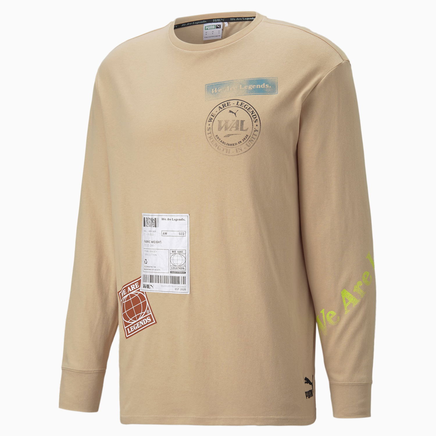 Тениска Puma We Are Legends T-Shirt Бежово | 536318_67, 0