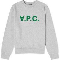 Суитчър A.P.C. Elisa Logo Sweatshirt Сиво | COFDX-F27820-PLB, 1