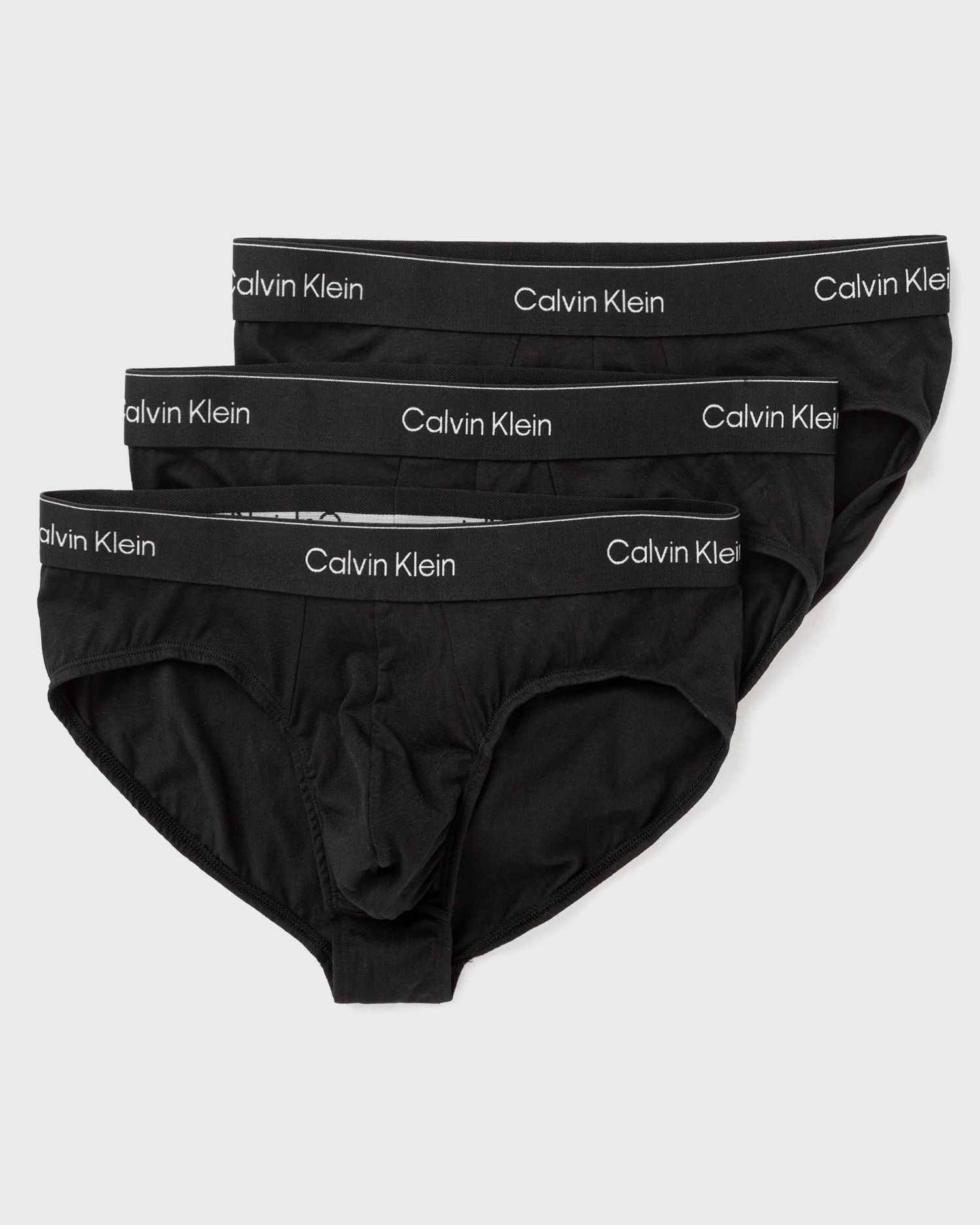Бельо и чорапи CALVIN KLEIN Hip Brief Icon Cotton Stretch 3-Pack Черно | LV00NB4388TM6, 1