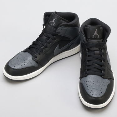 Кецове и обувки Jordan Air Jordan 1 Mid "Dark Grey" Черно | 554724-041, 2
