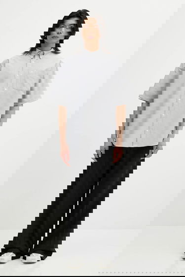 Риза Carhartt WIP Braxton Short Sleeve Button-Down Relaxed Fit Shirt Сиво | I031454.2V3XX, 4