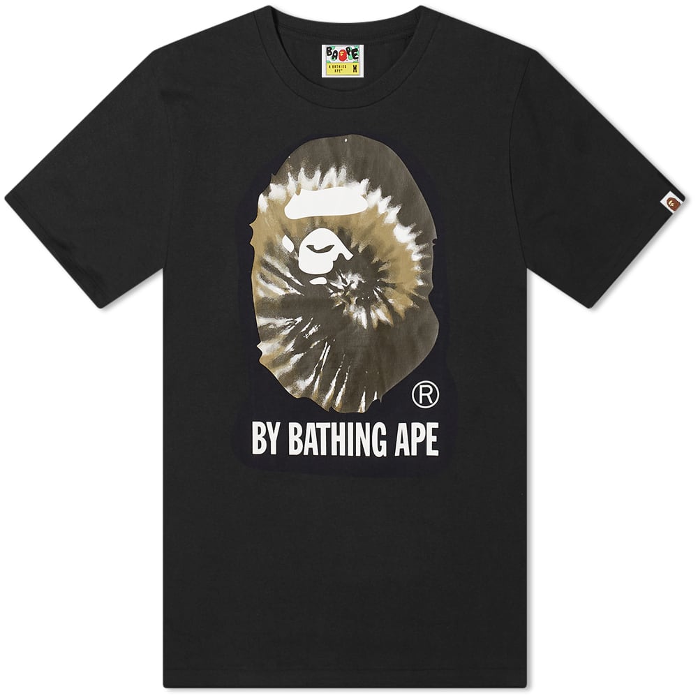 Тениска BAPE A Bathing Ape Tie Dye By Bathing Ape Tee Черно | 001TEI801025M-BLK, 0