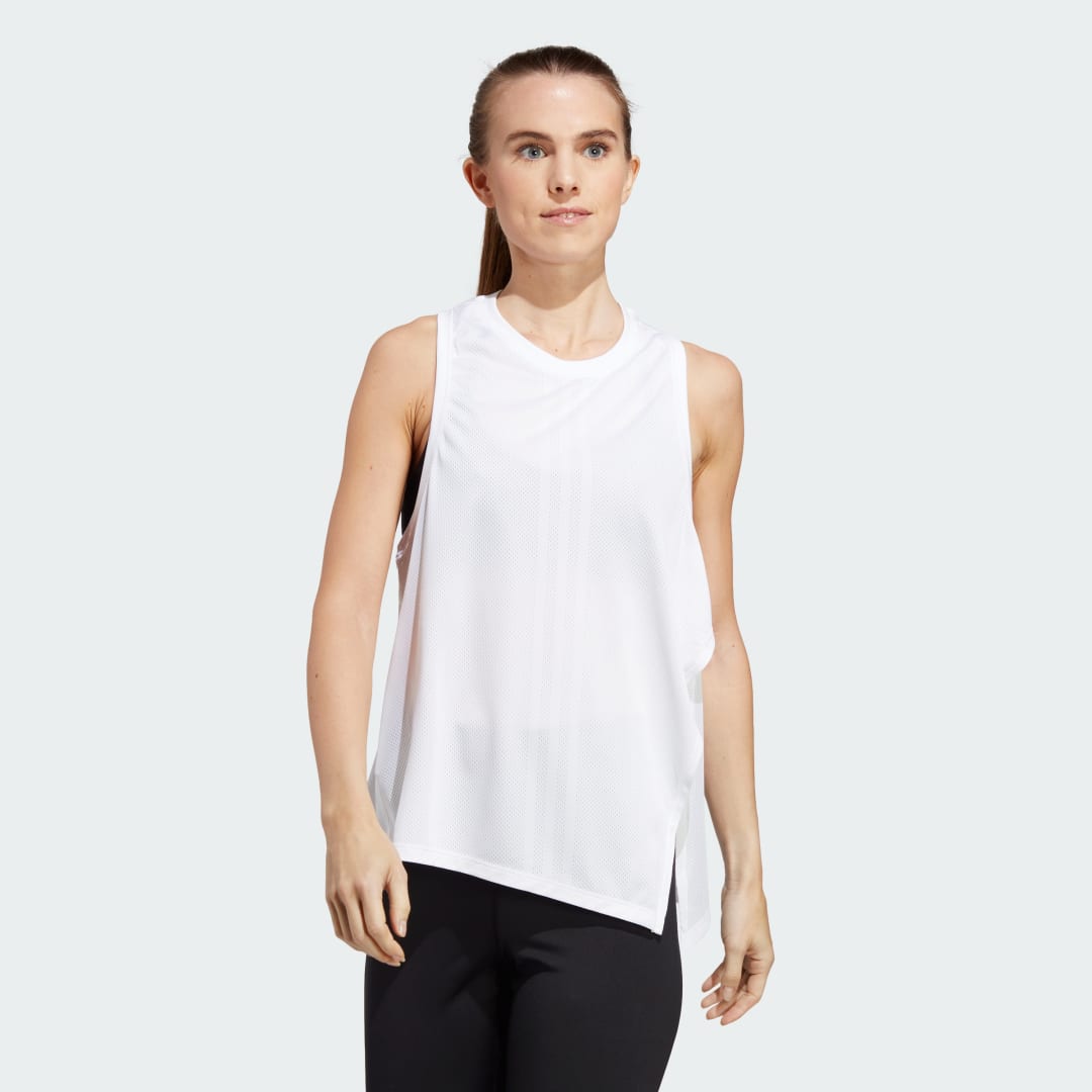 Потник adidas Performance Quickburn Training Tank Top Бяло | HY5396, 0