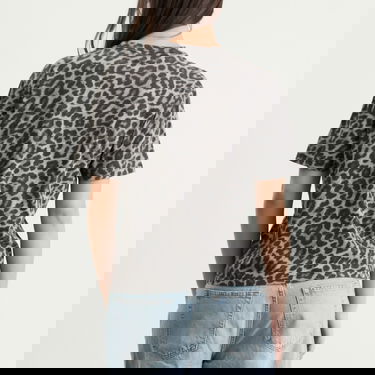 Тениска Anine Bing Leopard Cohen T-Shirt Сиво | A-08-11702-MTL98, 3