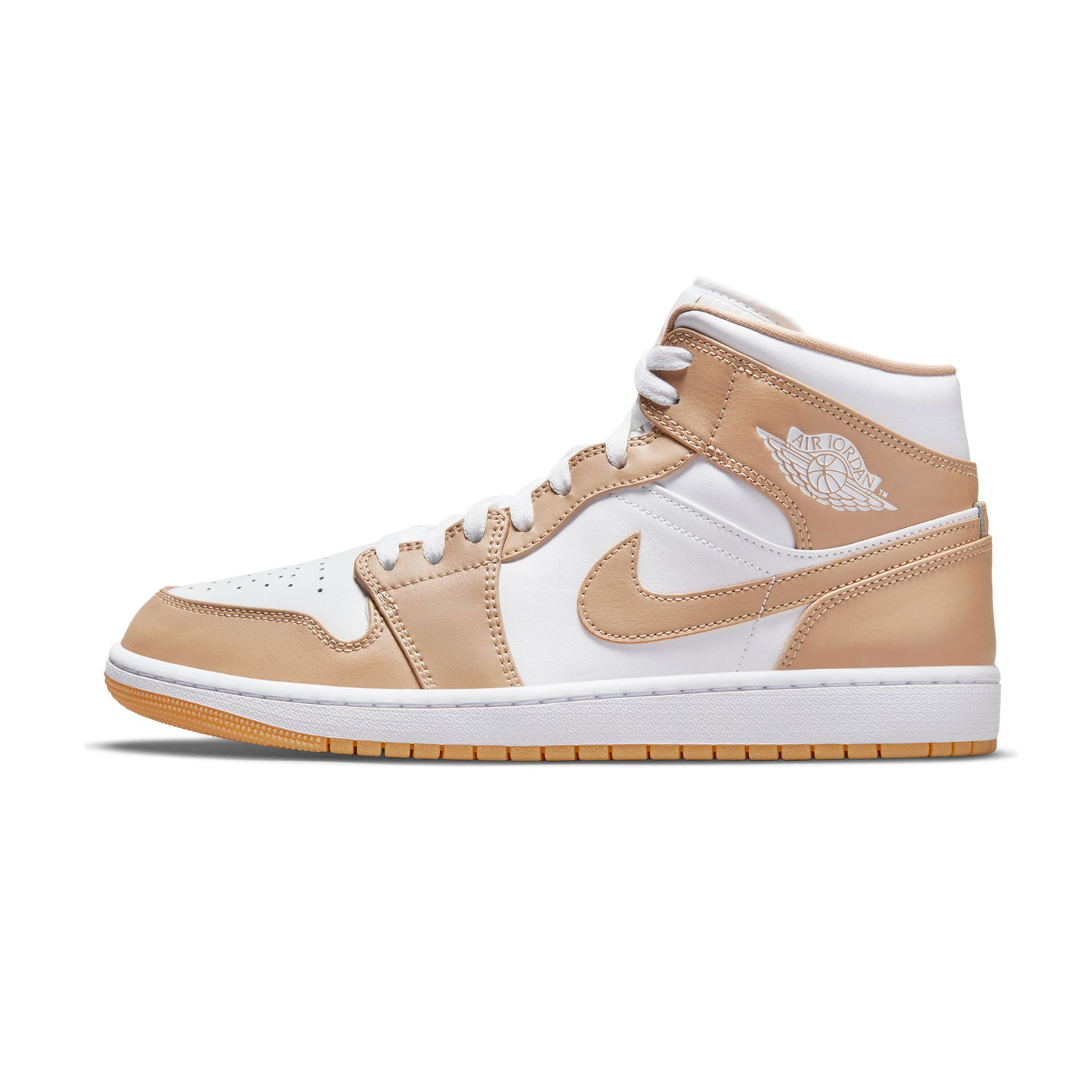 Кецове и обувки Jordan Jordan 1 Mid "Tan Gum" Бежово | 554724-271, 0