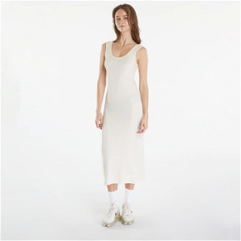 Urban Classics Dresses Ladies Rib Top Dress White Sand TB6190-02903