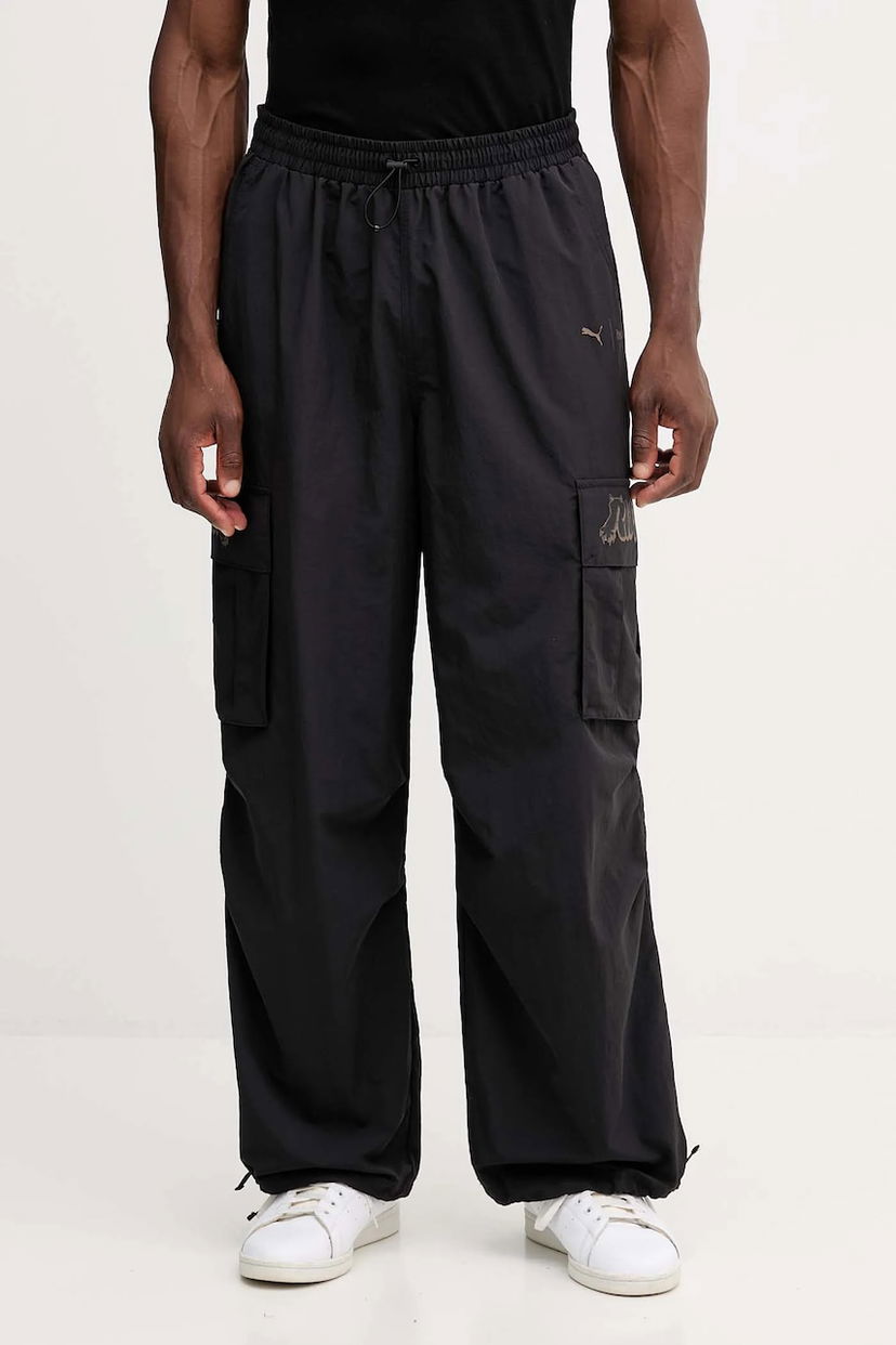 Карго панталони Puma PUMA x RIPNDIP Loose Fit Cargo Track Pants Черно | 632417