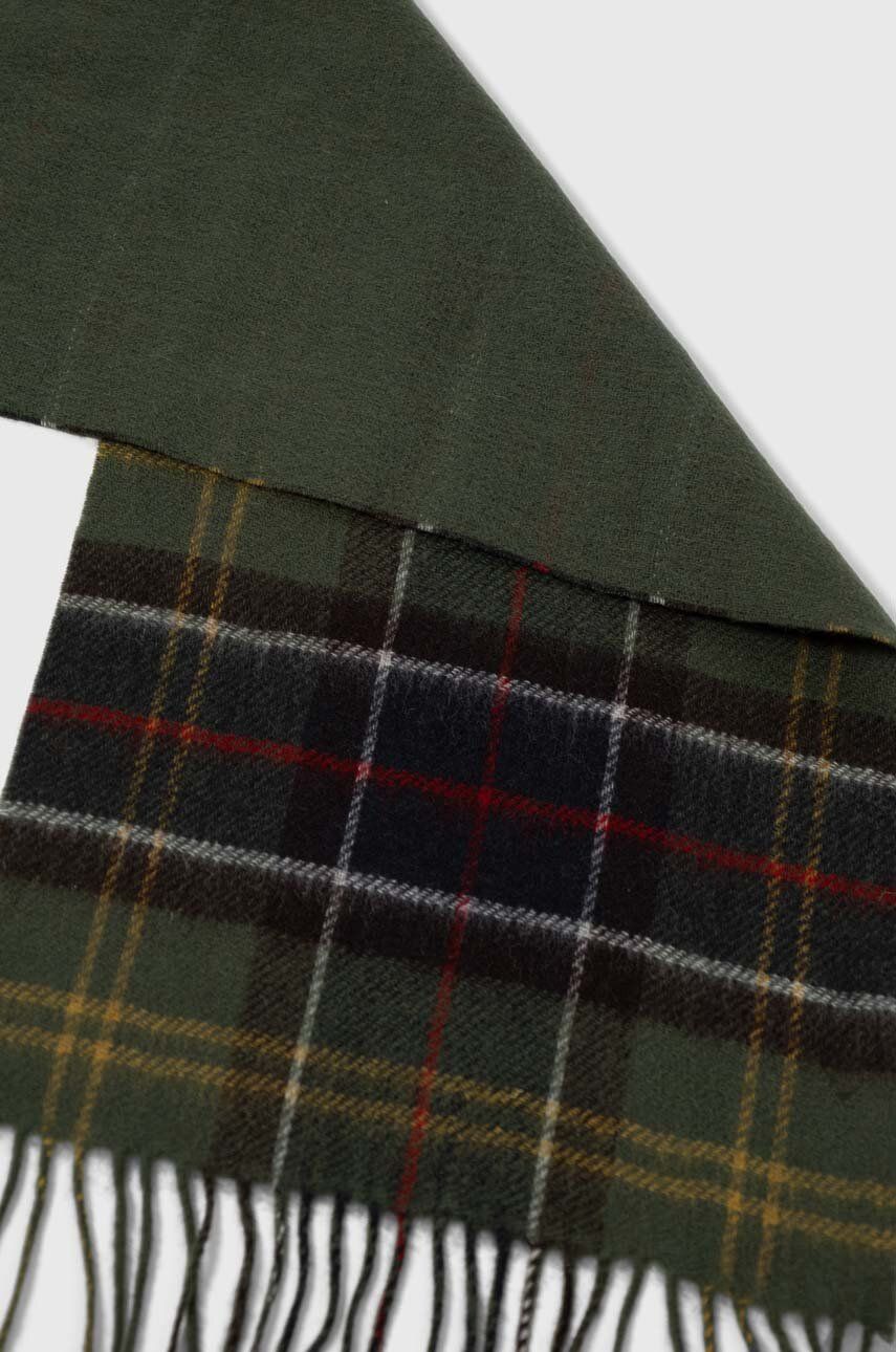 Шал Barbour Wool Scarf Зелено | USC0362, 1