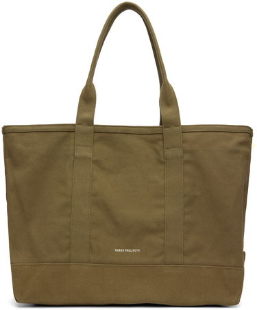 Голяма пазарска чанта NORSE PROJECTS Norse Projects Stefan Cotton Canvas Tote Зелено | N95-0970, 0