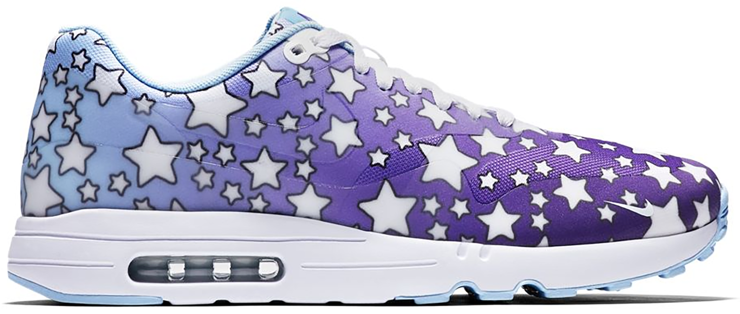 Кецове и обувки Nike Air Max 1 Ultra 2.0 Pop Art Stars Лилаво | 917836-500, 0