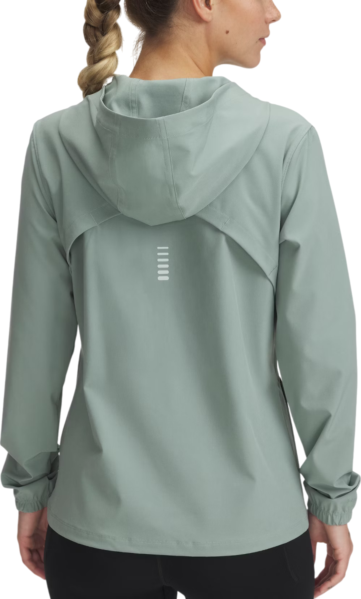 Суитчър Under Armour OutRun the STORM Hooded Jacket Зелено | 1377043-348, 1