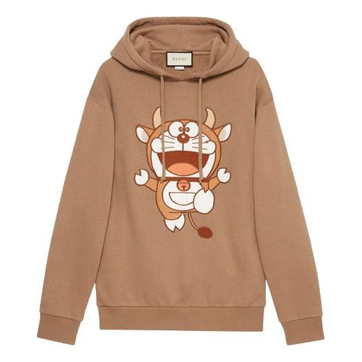 Суитчър Gucci Doraemon x Gucci Hoodie Кафяво | 615061-XJDIO-2597, 0