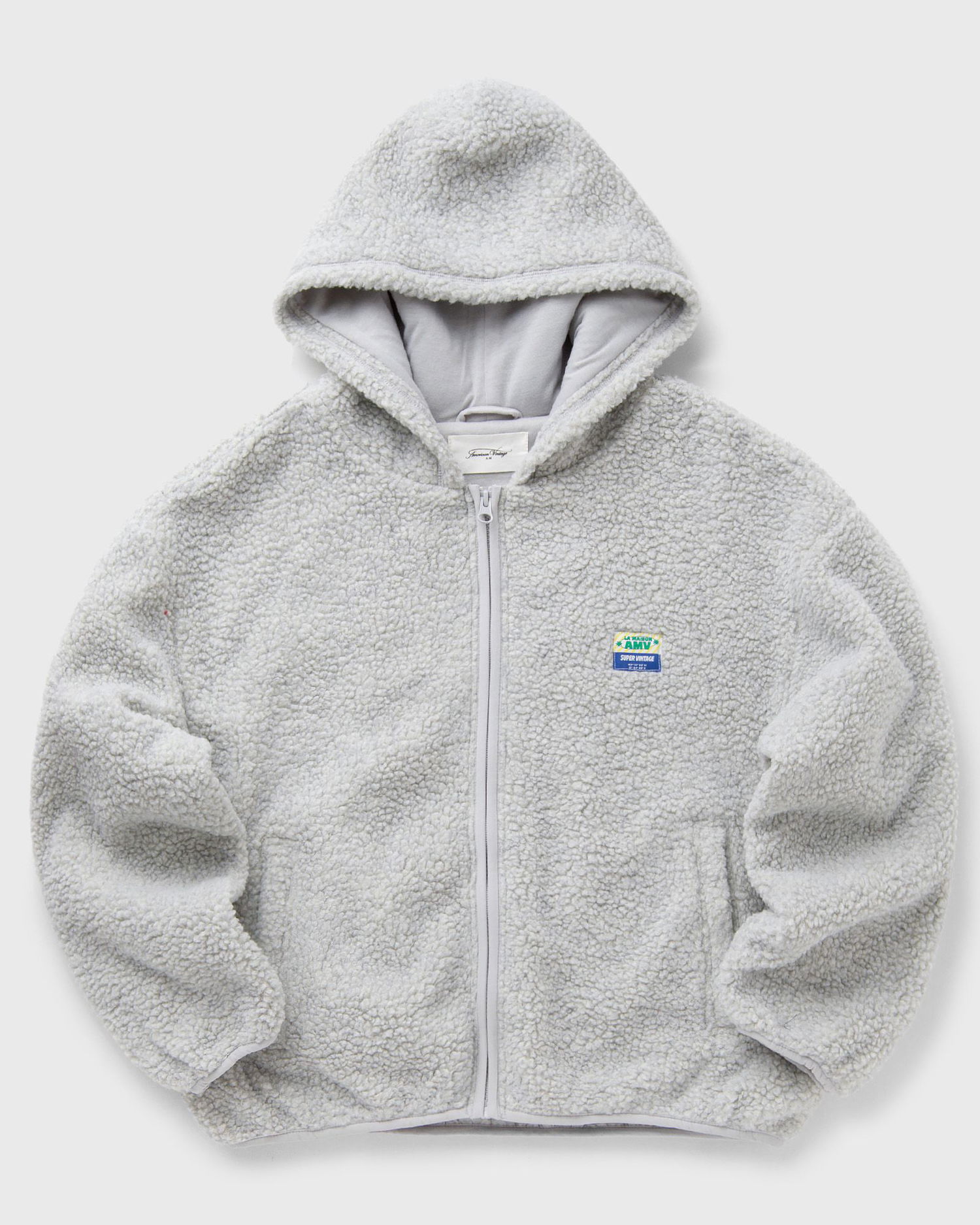 Суитчър American Vintage American Vintage Fleece Hoodie M/L Сиво | HOK16EE25-POLAIRE-CHINE, 0
