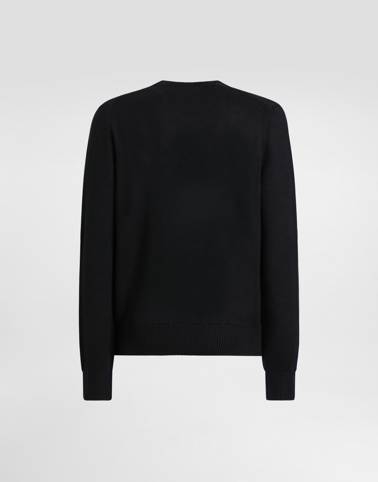 Пуловер Dolce & Gabbana Dolce & Gabbana Wool Pullover with Intarsia Черно | GXX01ZJDVDDN0000, 1