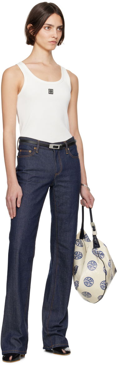 Дамска чанта Tory Burch Tory Burch T Monogram Balloon Bag Бяло | 171915-101, 3