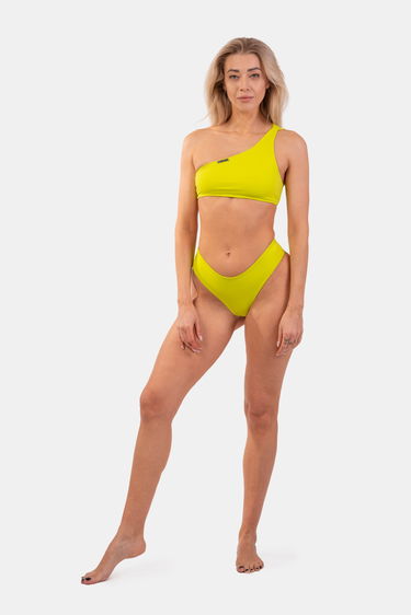 Бански NEBBIA One Shoulder Bandeau Bikini Top Жълто | 448-GREEN, 0