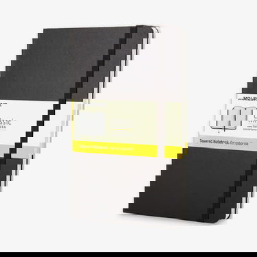 Дневник Moleskine Classic Squared Notebook, Black, Hard Cover Черно | 9788883701023, 7