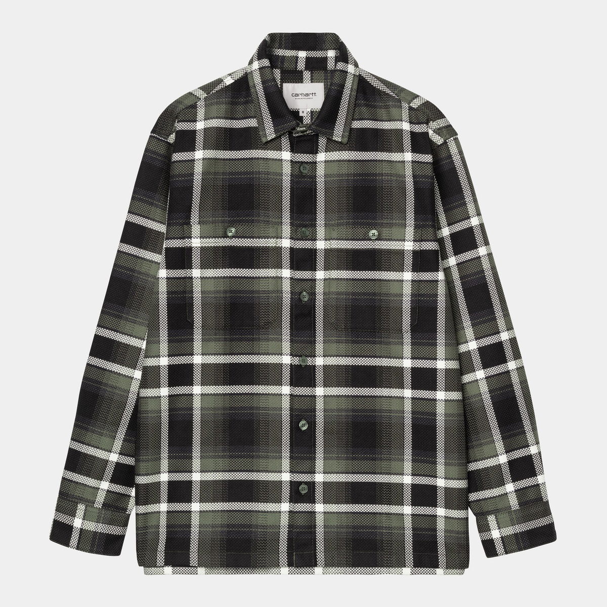 Риза Carhartt WIP Carhartt WIP Vaughn Long Sleeve Shirt Зелено | I035325_18, 0