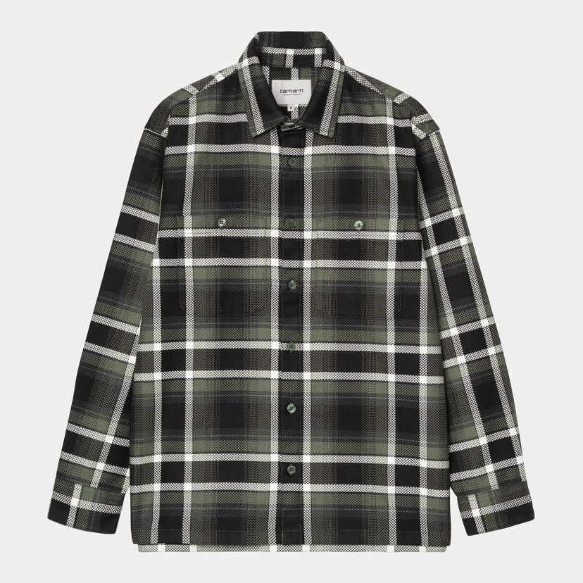 Риза Carhartt WIP Carhartt WIP Vaughn Long Sleeve Shirt Зелено | I035325_18