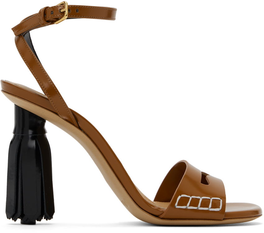 Аксесоари JW Anderson JW Anderson Tassel Heeled Sandals Кафяво | ANW43005A 20044, 0
