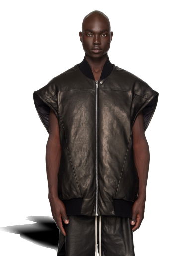 Jumbo Flight Down Leather Vest