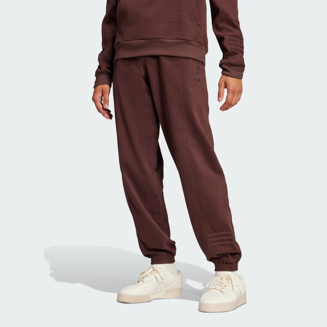 Спортни панталони adidas Performance Relaxed Fit Sweatpants Кафяво | JC8355, 0