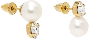 Обеци Simone Rocha Simone Rocha Pearl & Crystal Dagger Stud Earrings Бяло | ERG501 0913, 1