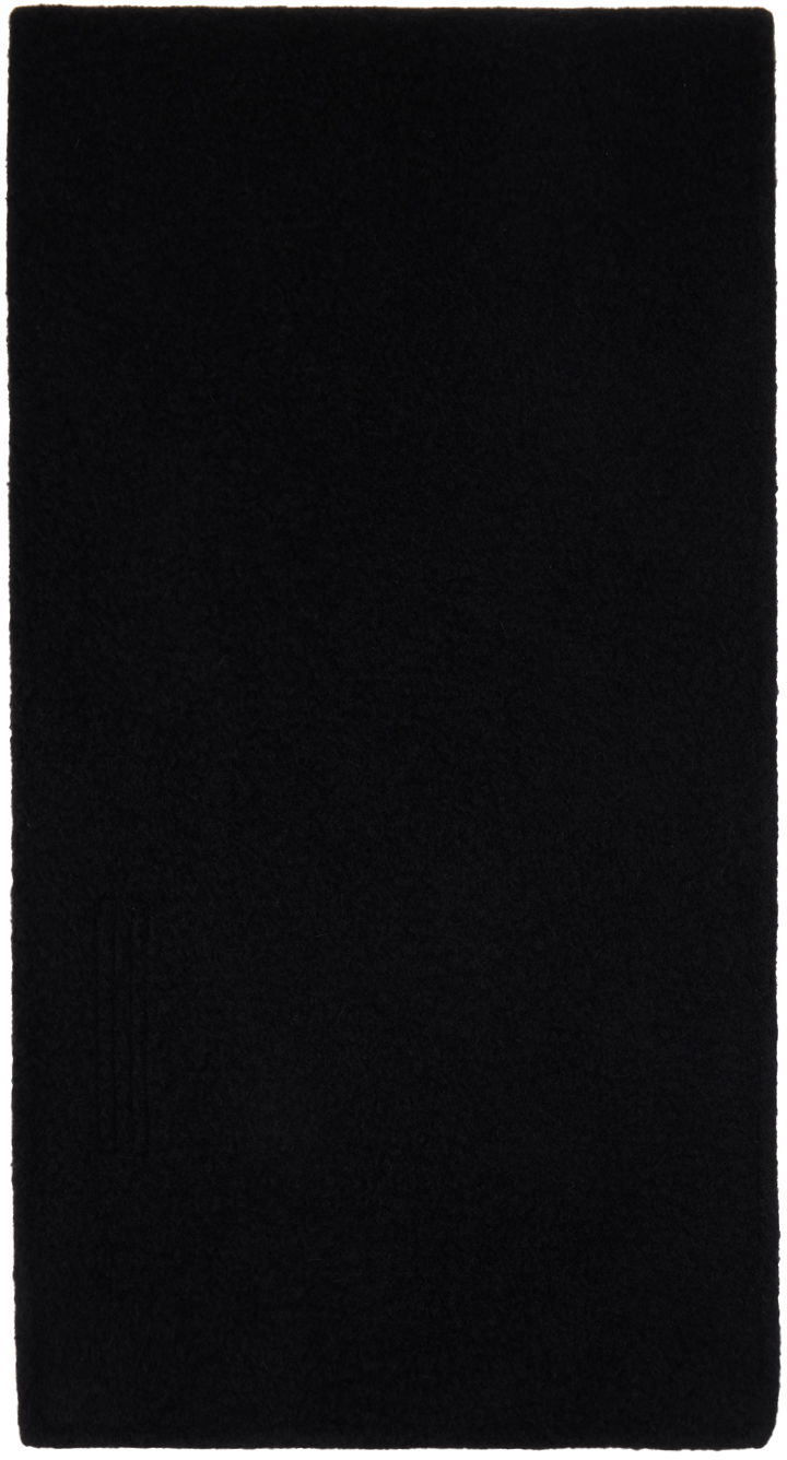 Шал Rick Owens Scarf Porterville Черно | RP02D3442 DDR