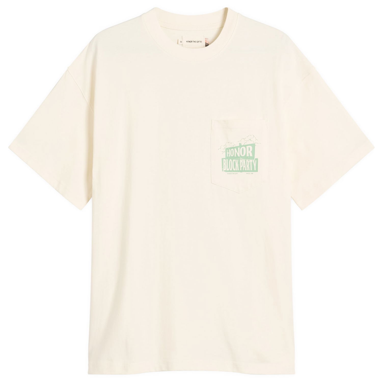 Тениска Honor The Gift 88 Block T-Shirt Бяло | HTG250245-BON, 0