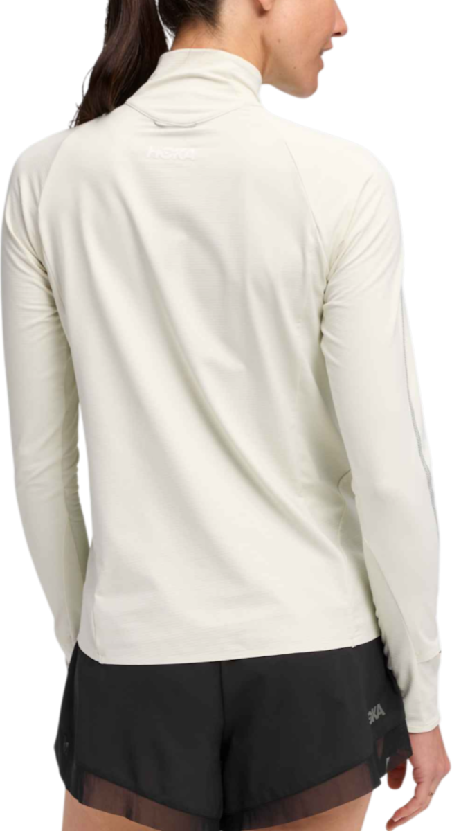 Суитчър Hoka One One Hoka GlideTech Quarter Zip Top Бяло | 1164155-tls, 1