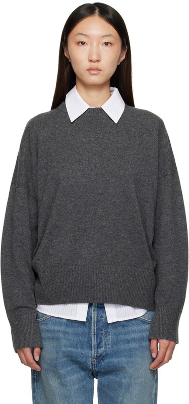 Пуловер Loulou de Saison Loulou de Saison Anaa Knit Sweater Сиво | ANAA LDS, 0